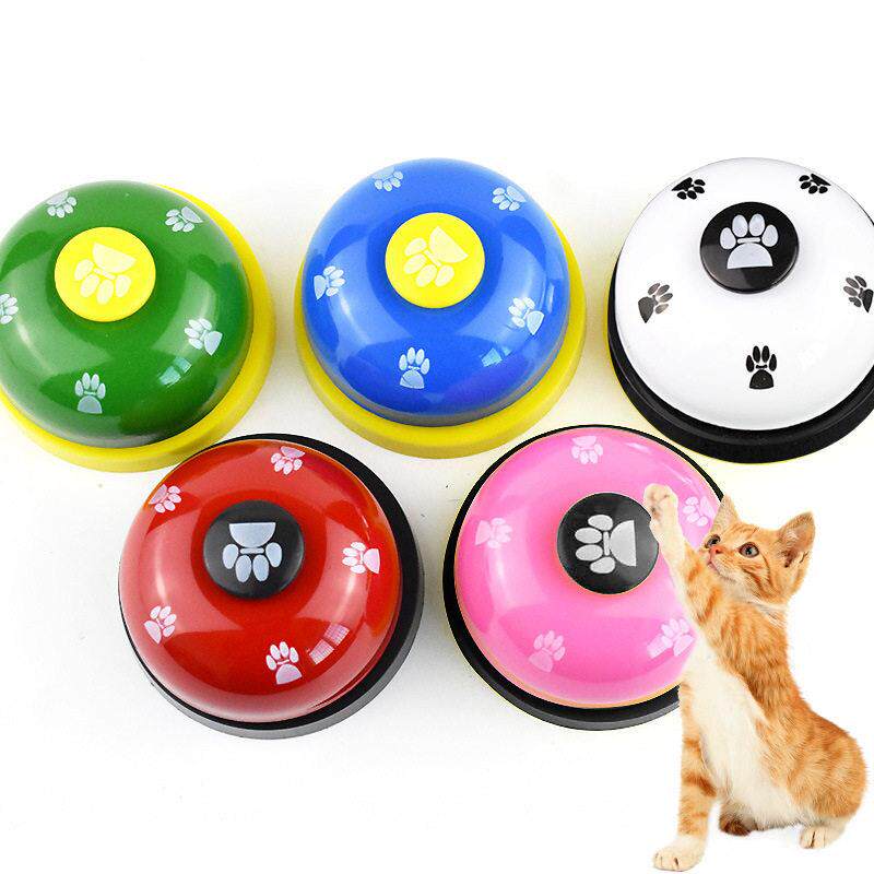 宠物按铃猫狗训练器宠物智力玩具脚印按铃铛 狗狗爪印按铃器