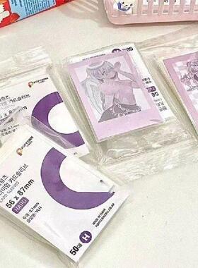 50Pcs Kpop Photocard Holder Clear Popcorn Card Sleeves