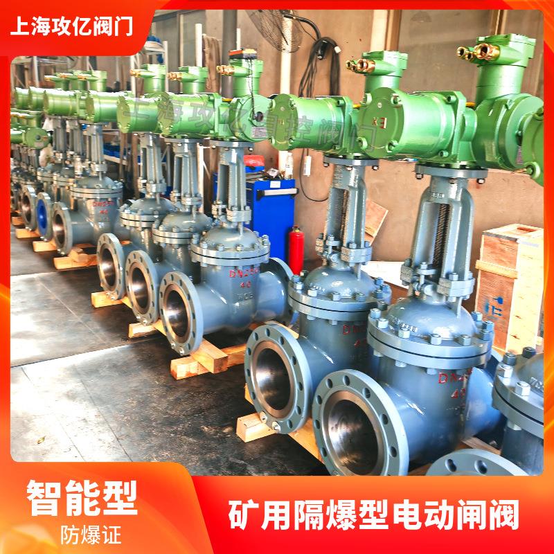 攻亿 矿用防爆一体式隔爆型智能化电动法兰闸阀 MKZ941H-16C DN50