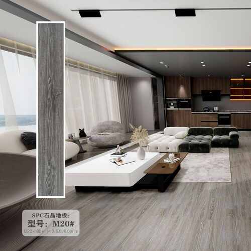 spc锁扣地板商用酒店防水耐磨加厚家用环保石塑M20静音  掌柜推荐