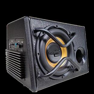 汽车低音炮10寸12V超重低音炮24v600w车载有源大功率低音炮改装 炮