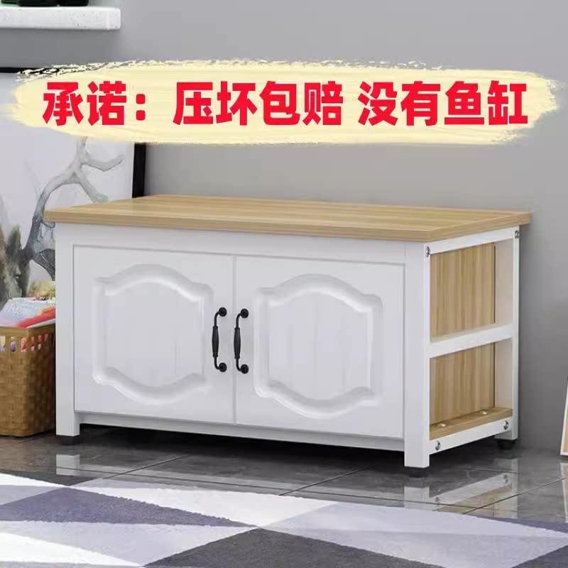 鱼缸底柜欧式金属承重底座客厅封闭中小型置物架鱼缸架子草缸柜子