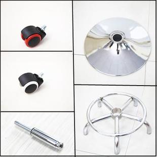 吧台椅汽杆酒吧椅子配件吧台凳脚架升降椅圆盘凳子脚轮脚钉成向轮