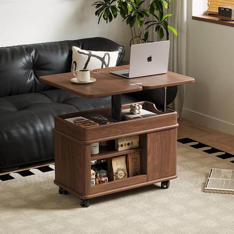 茶几小户型客厅可移动边几小推车创意实木升降沙发边柜阳台茶桌,住宅家具,茶几,淘宝优惠券,粉丝福利购,淘宝优惠卷