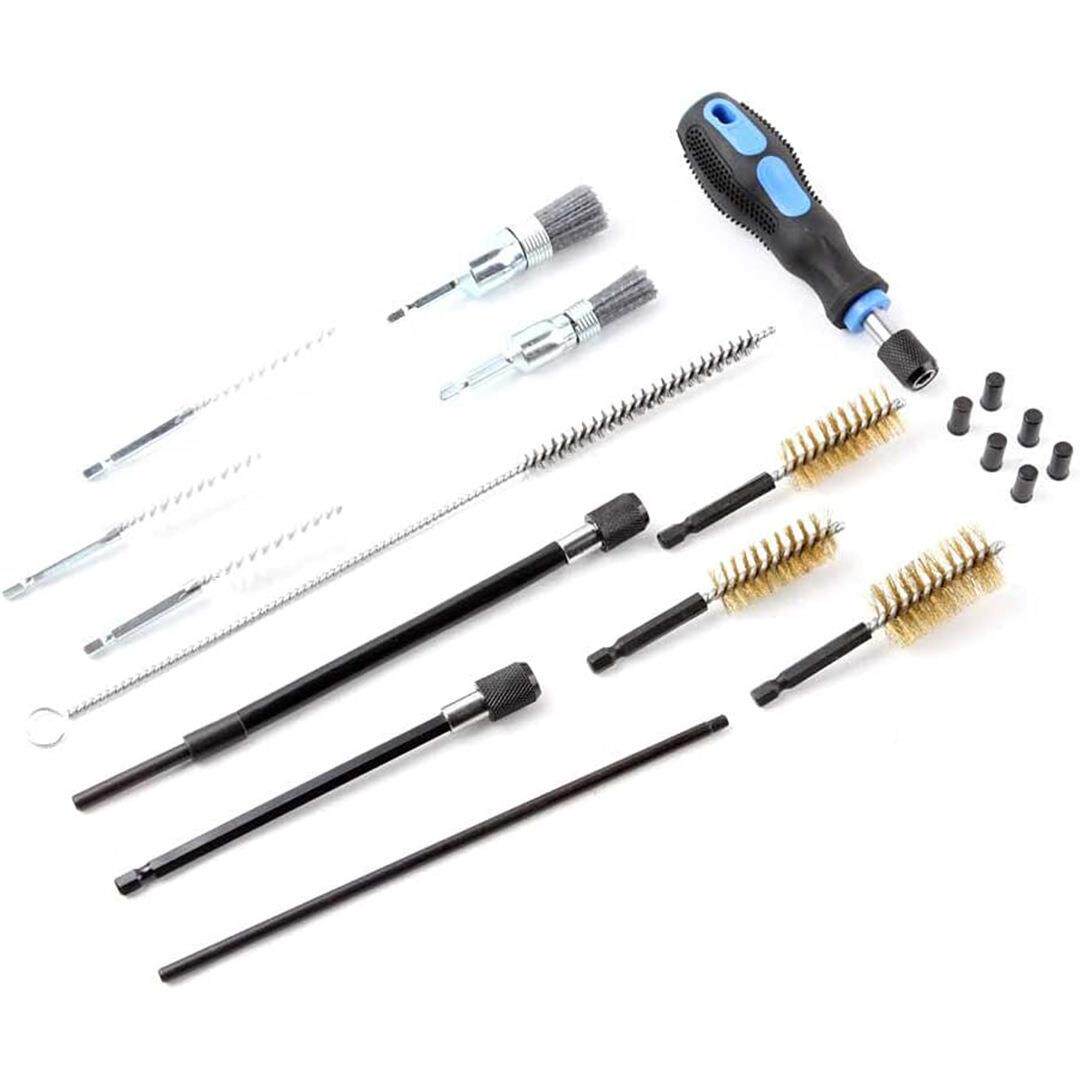 19件套喷油嘴底座清洁工具组套 发动机清洗工具套装