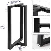 创意简约金属桌腿桌子腿支架时尚 桌脚桌架支架办公桌桌腿批发