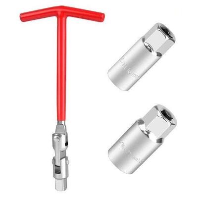 T-Bar Spark Plug Spanner Wrench 16mm/21mm Sockets Spark