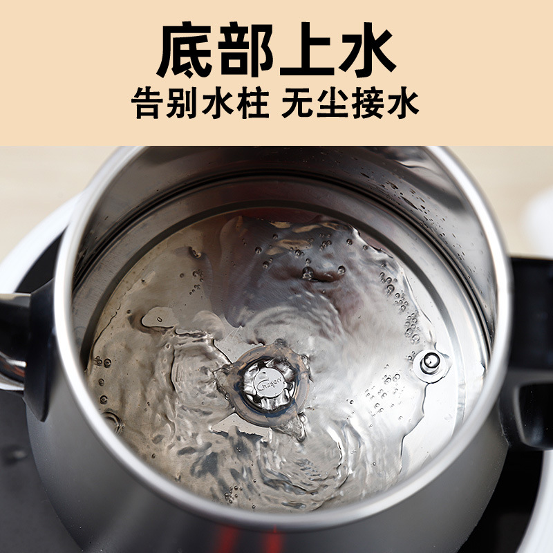 桶装水抽水加热器取水抽水上水机简易饮水机插电烧水壶家用吸水器