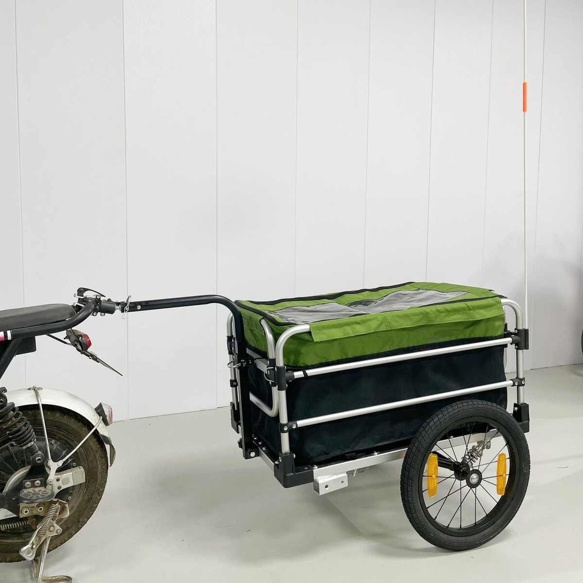 减震款自行车拖车挂车行李车骑行装备轻便单车脚踏车后挂露营车