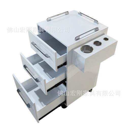 发店工具柜发廊专用工具台美发店置物台抽屉式镜柜子小剪架/理发