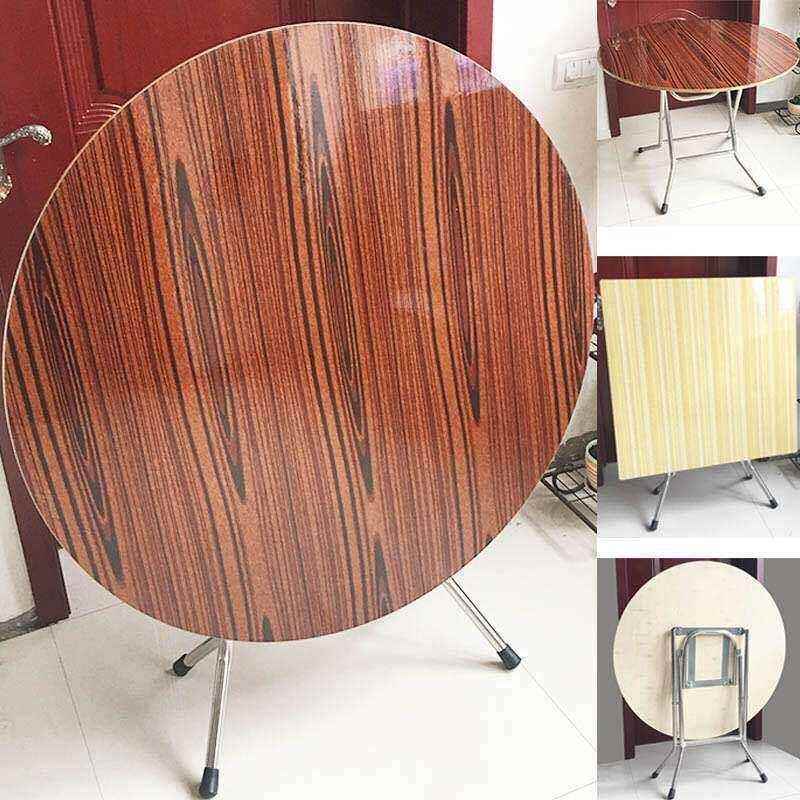 家方桌桌折叠桌餐桌圆正桌方形可吃用饭简易FBN小户型折叠圆形大