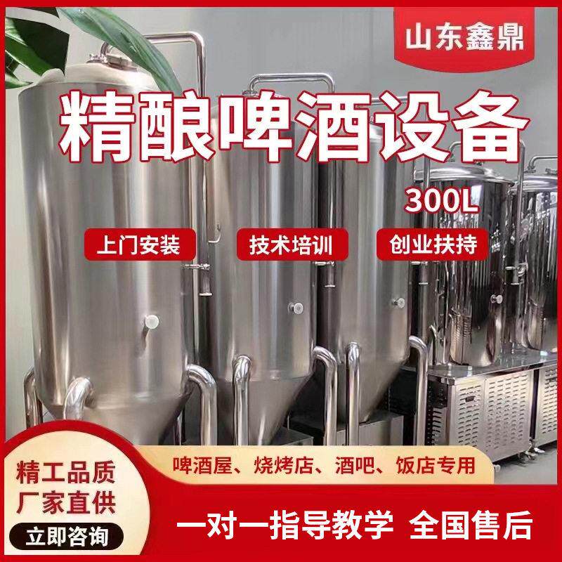 全套精酿啤酒设备啤酒发酵商用啤酒设备