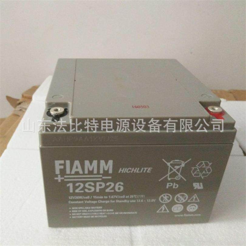 非凡12SP26蓄电池12V26AH长寿命免维护FIAMM原厂供应 现货含税运