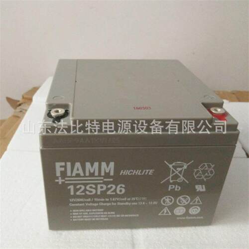 非凡12SP26蓄电池12V26AH长寿命免维护FIAMM原厂供应 现货含税运
