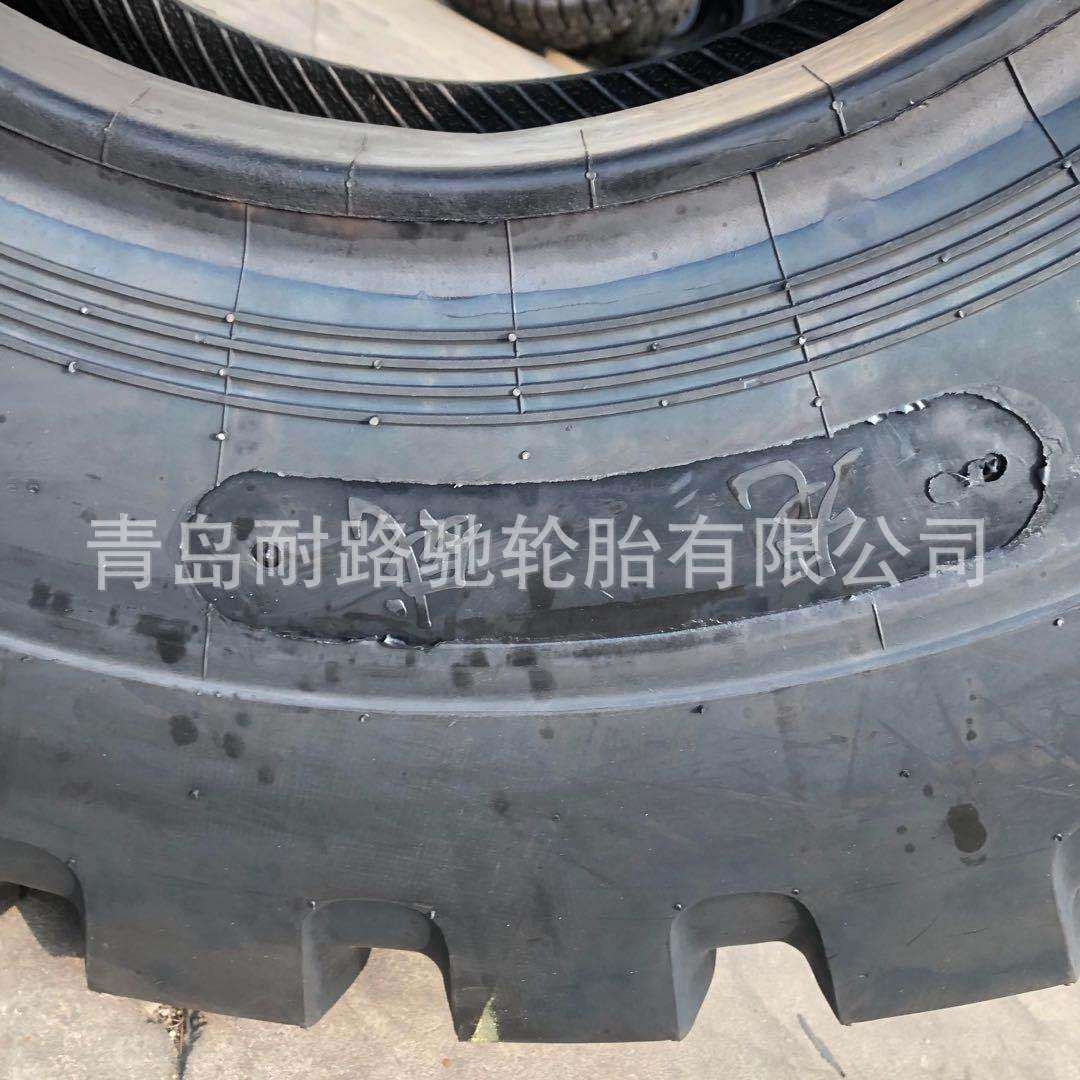 自卸车轮胎14.00-20/24尼龙工程轮胎13.00/14.00-25两大块连体块