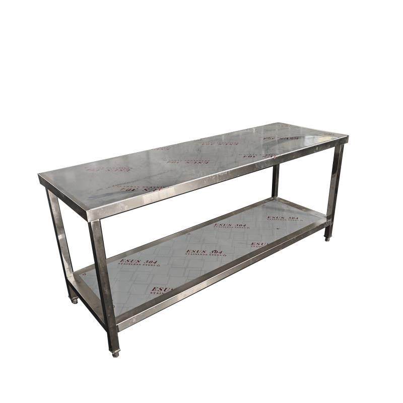 整体焊接双层工作台定制切菜厨房固定焊接加厚304不锈钢工作台,家装主材,商用厨房操作台/工作台,淘宝优惠券,粉丝福利购,淘宝优惠卷