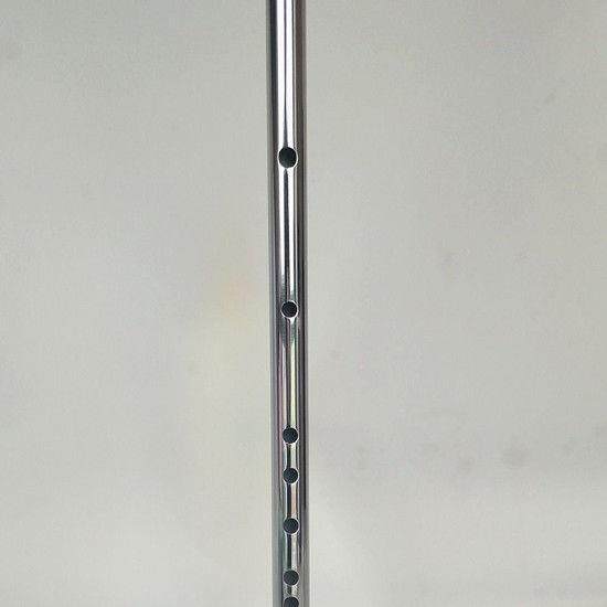 正品钢不锈子笛初学精制专业笛金属演奏加厚纯钢横身笛1米长笛 防