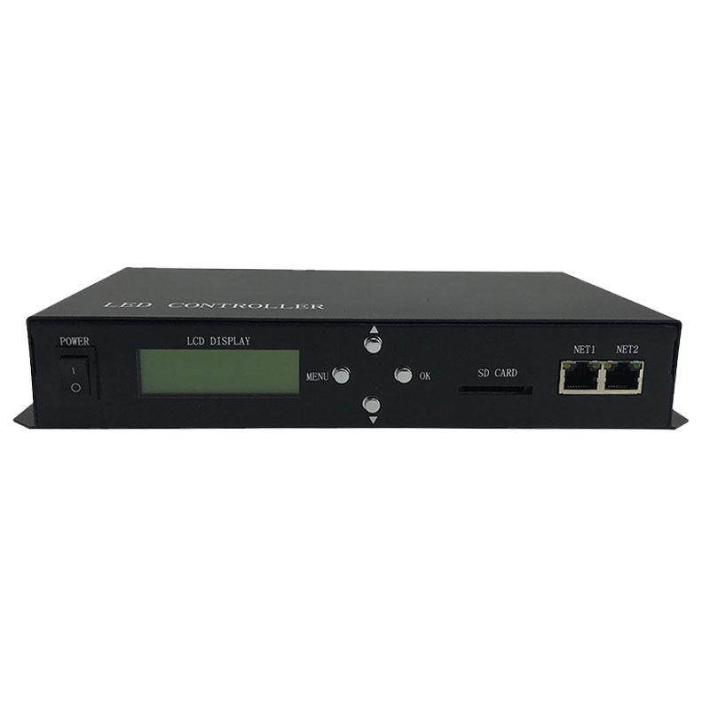 H801TC可联机脱机电源同步主控SD卡可编程幻彩控制器双网口输出