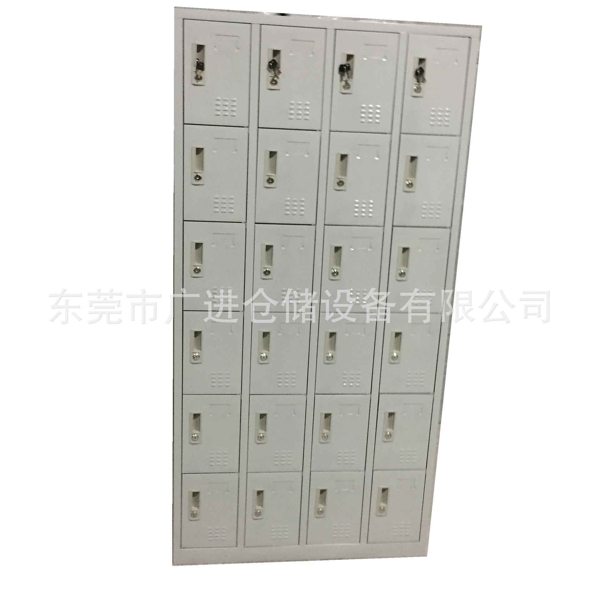 厂家供应24门加层板带锁员工置物柜24门加层板带锁鞋柜