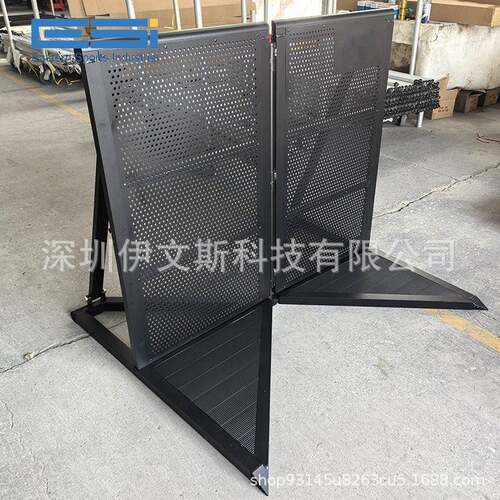 重型防暴栏活动转角带门带转角使用方便户外活动隔离保护铁马护栏