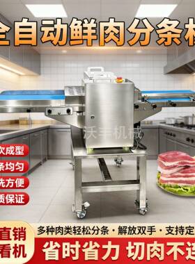 鲜肉分条机鸡鸭鹅牛羊切块开条机电动商用小型切肉机冻肉切块机
