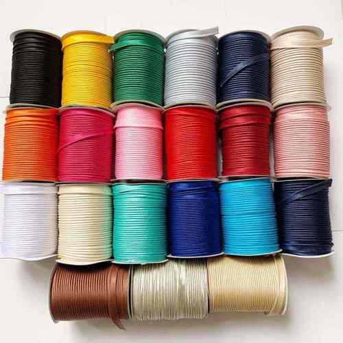 色丁包边子母带涤纶包芯带镶边条旗袍家纺滚边条66米长度