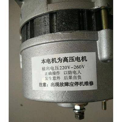 皮带轮式永磁无刷220v1500w瓦小型纯铜线包大功率家用交流发电机