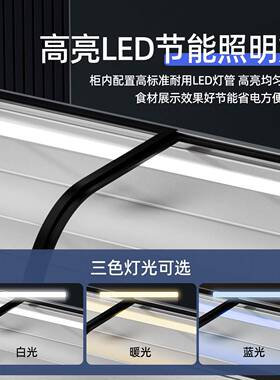 式阶专梯冷藏展串示台柜三轮车移动摆摊用冰台式阶梯柜熟食保鲜小