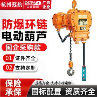 防爆环链电动葫芦80V无线遥控超低空单双速CT4BT4防爆起重吊机