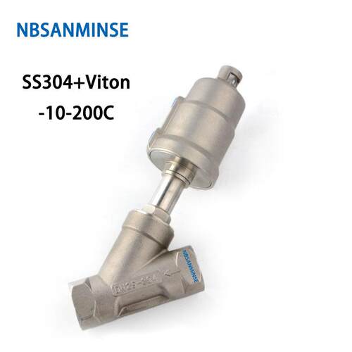 NBSANMINSE JDF100S0NC-V 中型 不锈钢 双向 气动 G螺纹 角座阀