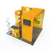 搭建标转印摊 厂家画面直供展台便携式 3热便携造型3 快速展位