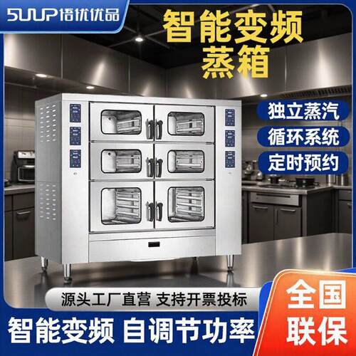 蒸饭柜商用电蒸箱饭店食堂蒸饭机米饭馒头全自动燃气蒸饭车蒸饭箱
