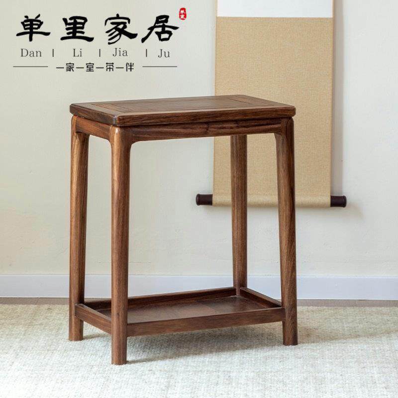 单里非洲加蓬乌金木茶台茶边柜茶水台烧水壶一体嵌入式茶具茶水柜