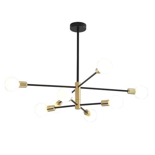 热销吊灯110/220V北欧极简几何线条灯可旋转设计师造型灯具