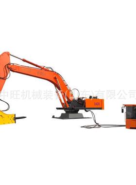 液压大型破碎锤炮机PC680-360远程控制矿用破碎机械锤固定式液压