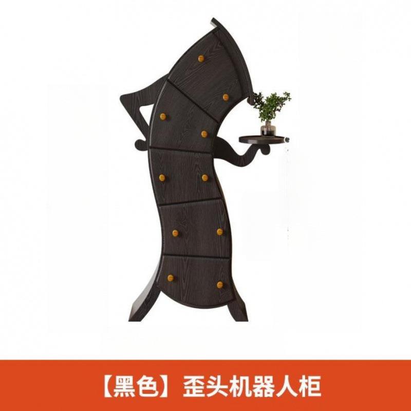 轻风叉腰五斗柜1网红歪头叉子腰柜美形式异柜个性五斗奢柜实木家