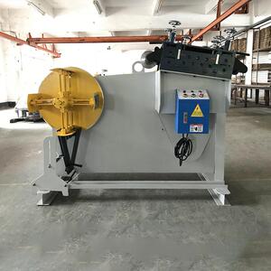 GGO200GOO二合一料架矫平正属机直金销卷材冲压自动开卷整一体机