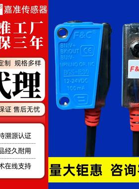 原装F&C嘉准BGS-E10/E30N BGS-S30N/S10/S05N P背景抑制光电开关
