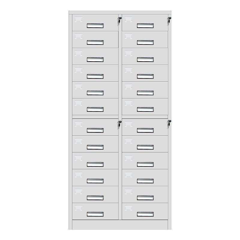 办公室资料文件柜24斗多层抽屉柜12格铁柜收纳柜带锁铁皮柜工具柜