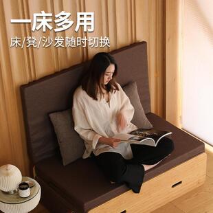 CL0 小十八纸折叠沙床单人办公室午睡床椅发子户型隐藏简易陪S101