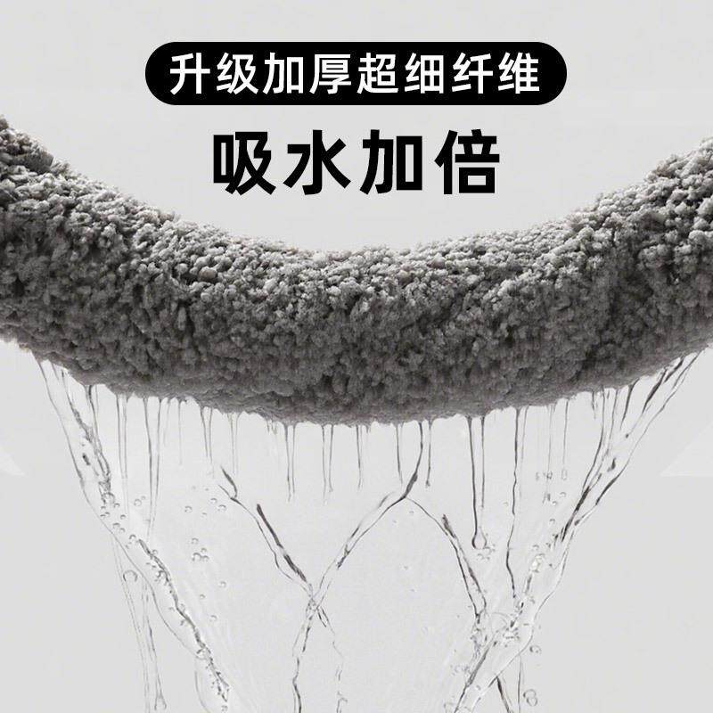 现代简约纯色地垫卫生间进门防滑脚垫长毛绒加厚浴室门口吸水地毯 - 实物图