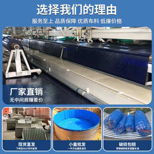 镀锌板帆布鱼池养殖池养鱼虾圆形户外大型加厚刀刮布大容量蓄水池