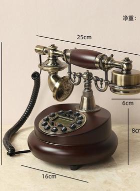 正品美居式复饰古电话机摆件高档家欧式品模型客厅古董摆设工艺品