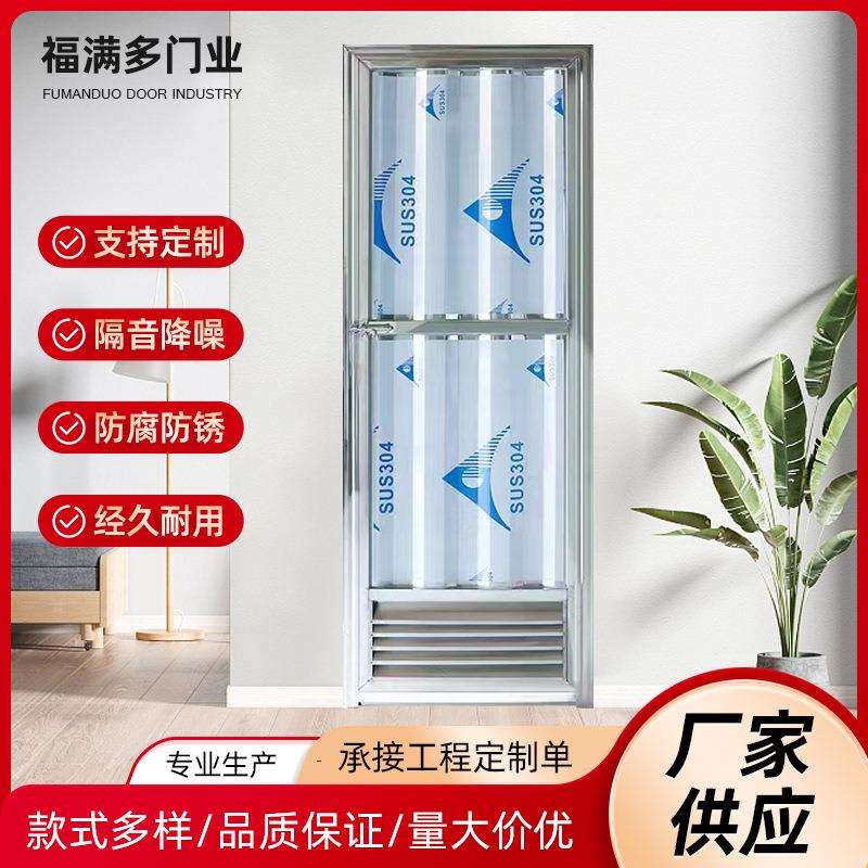 不锈钢简易门室内通风入户方管门防盗门出租房简易门学校宿舍铁门
