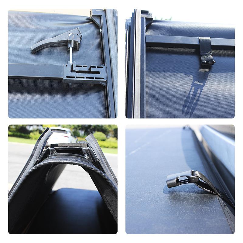 长城炮版商用版越野版卡改装乘后备箱盖p皮vc软三折后车用货YEY箱