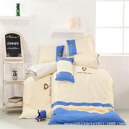 纯棉幼儿园被子三件套含芯件套儿童六入午冬睡ZWP园被宝宝被全棉