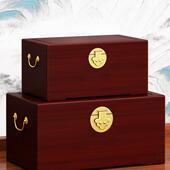 嫁妆子香樟结婚陪嫁箱331收纳储物字画箱婚嫁箱衣箱实木复木古木
