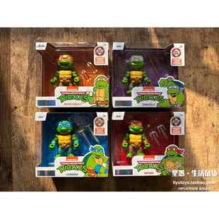 稀有好货!现货正版 Jada合金忍者神龟摆件4寸合金手办收藏