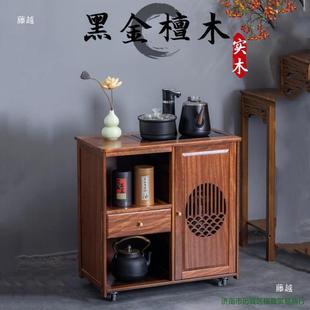 置物架办室茶柜茶桌柜泡茶几移动茶茶烧水柜台443水壶一公体侧边