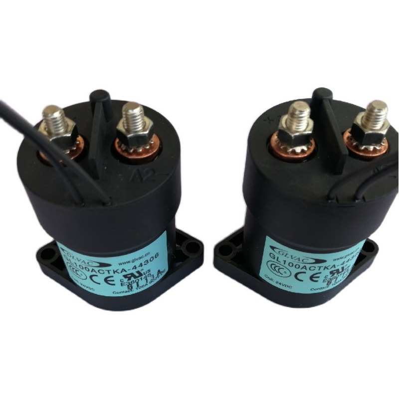 国力新能源高压直流接触器DC800V100A 24V线圈工作 GL100A继电器